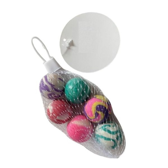 Μπαλάκια Αναπήδησης 3cm Σχέδιο Marble 6τμχ