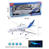 Αεροπλάνο Super Aircraft 48cm Με Βάση Στήριξης, Μουσική & Φως