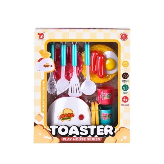 Παιχνίδι Τοστιέρα Με Τρόφιμα & Αξεσουάρ
