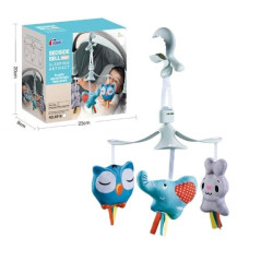 Βρεφικό Περιστρεφόμενο Κούνιας Με 3 Ζωάκια 23x32