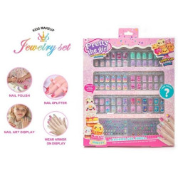 Παιδικό Σετ Μανικιούρ Με Αυτοκόλλητα Νύχια & Αυτοκόλλητα Διακόσμησης