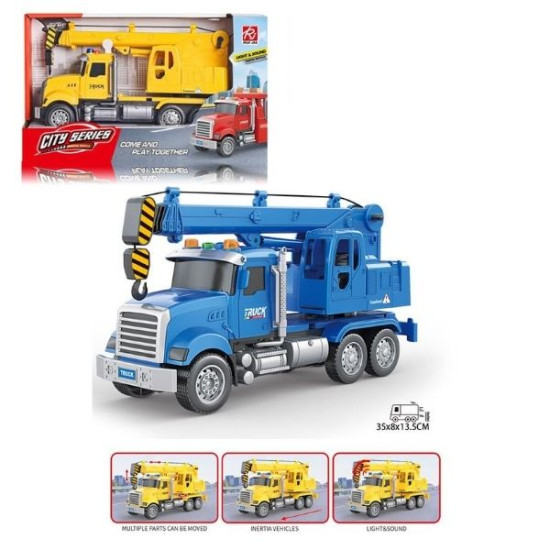 Γερανοφόρο Όχημα 1:18 Με Ήχο & Φως 2 Χρώματα