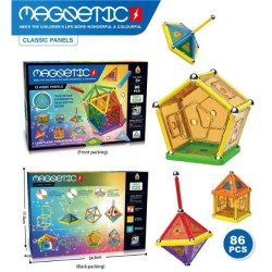 Τουβλάκια Μαγνητικά 86τμχ
