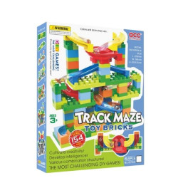 Τουβλάκια Κατασκευών Πίστα-Λαβύρινθος 154τμχ