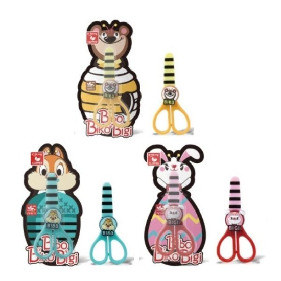 Ψαλίδι Παιδικό Ζωάκια 13cm 3 Σχέδια