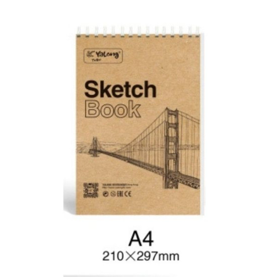 Μπλοκ Σχεδίου Kraft Α4 30Φ 160gr