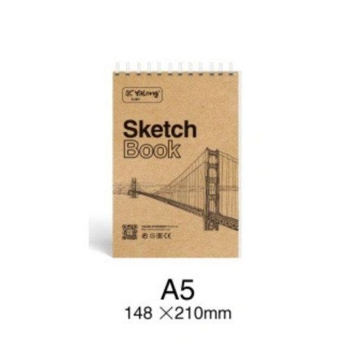Μπλοκ Σχεδίου Kraft Α5 30Φ 160gr