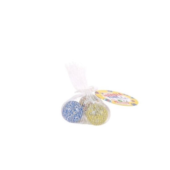 Μπίλιες Γυάλινες Διάφανες Χρωματιστές 30mm 3τμχ Διάφορα Χρώματα