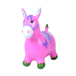 Hop Hop Αναπήδησης Γαϊδουράκι Διάφορα Χρώματα 58x25x52cm