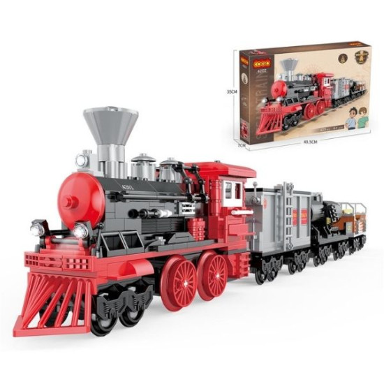 Τουβλάκια Τρένο Με Ατμομηχανή 623τμχ