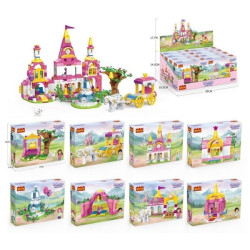 Τουβλάκια Πριγκιπικό Κάστρο 104-106τμχ Διάφορα Σχέδια Display 8