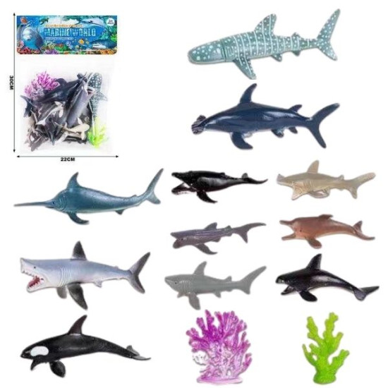 Σετ Παιχνιδιού Ζώα Της Θάλασσας 11τμχ