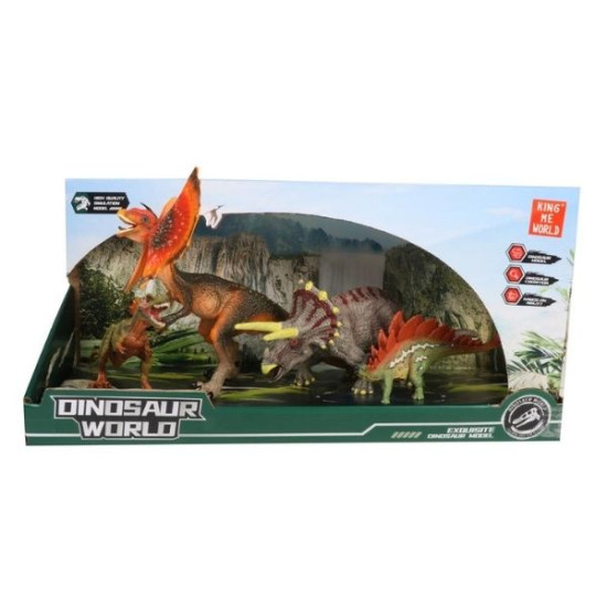 Σετ Φιγούρες Δεινόσαυροι 4τμχ