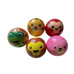 Μπαλάκι Ζωάκια Φατσούλες Ø10cm Διάφορα Σχέδια