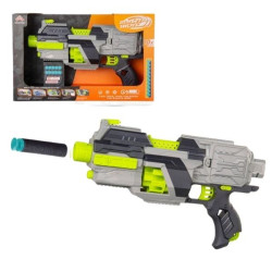 Όπλο Γκρι 34cm Με 10 Αφρώδεις Σφαίρες