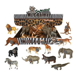 Ζώο Άγριο 10-12cm Διάφορα Σχέδια Display 24