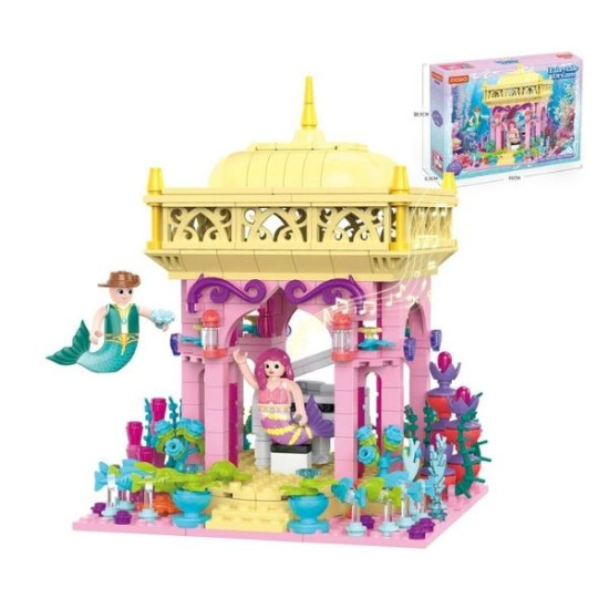 Τουβλάκια Παλάτι Του Βυθού Με 2 Φιγούρες 497τμχ