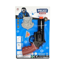 Περίστροφο Μπαταρίας Αστυνομικό Με Σήμα & Ήχο