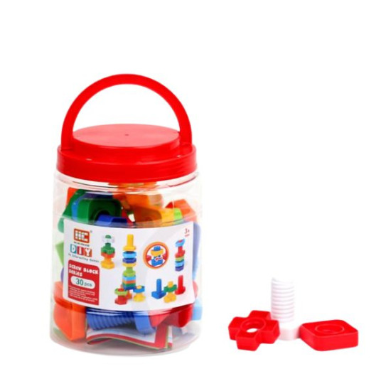 Τουβλάκια Βίδες & Παξιμάδια Σε Κουβά 30τμχ