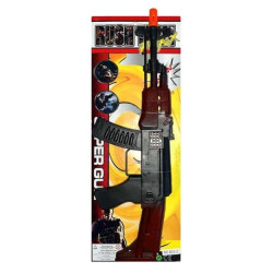 Όπλο Πυροβόλο 45cm Καφέ Με Ήχο