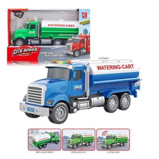 Υδροφόρο Όχημα 1:18 Με Ήχο & Φως 2 Χρώματα