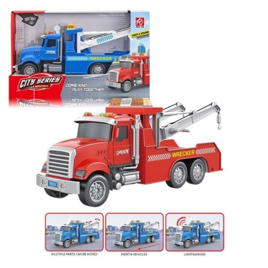 Γερανοφόρο Όχημα 1:18 Με Ήχο & Φως 2 Χρώματα