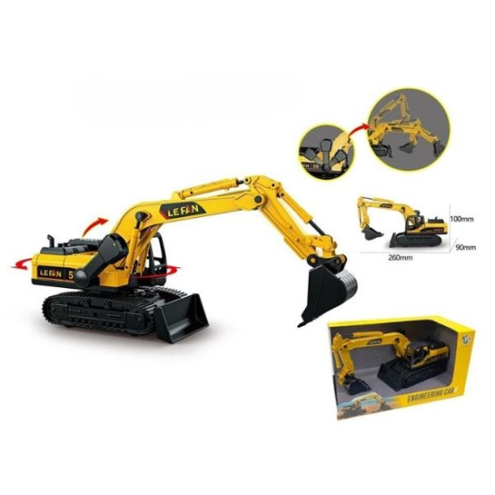 Δομικό Όχημα Εκσκαφέας Friction 26cm