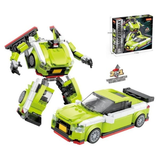 Τουβλάκια Ρομπότ - Όχημα Μεταμόρφωσης 384τμχ