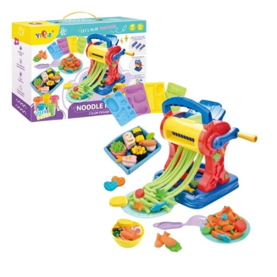Πλαστελίνες Σετ Noodles Διάφορα Χρώματα & Καλούπια