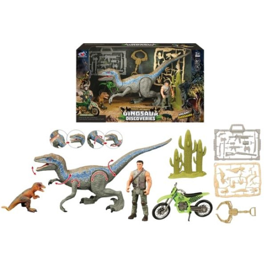 Δεινόσαυρος Βελοσιράπτορας Με Ήχο & Φιγούρα Με Αξεσουάρ