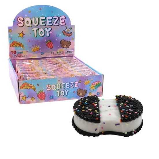 Squishy Μπισκότο 8x6cm Display 16