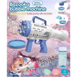 Μηχανή Για Σαπουνόφουσκες Πολυβόλο & Ανταλλακτικό 2 Χρώματα