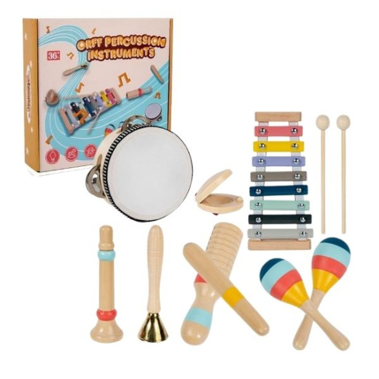 Ξύλινα Μουσικά Όργανα 11τμχ