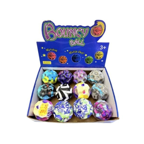 Μπαλάκι Αναπήδησης Graffiti Με Εσοχές 6cm Διάφορα Σχέδια Display 12