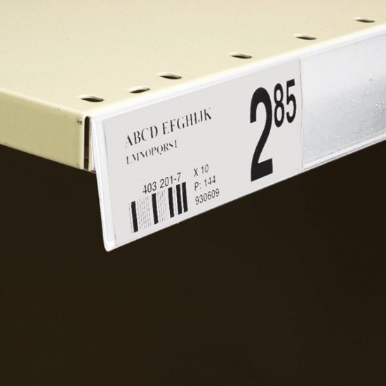 Προφίλ Τιμών Αυτοκόλλητο Λευκό Αφρώδες 125x3,8cm