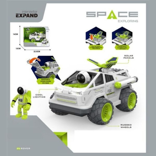 Διαστημικό Όχημα 16cm Με Φιγούρα, Ήχο & Φως
