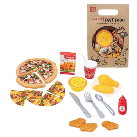 Παιχνίδι Τρόφιμα Delivery Fast Food Σε Σακούλα 21τμχ