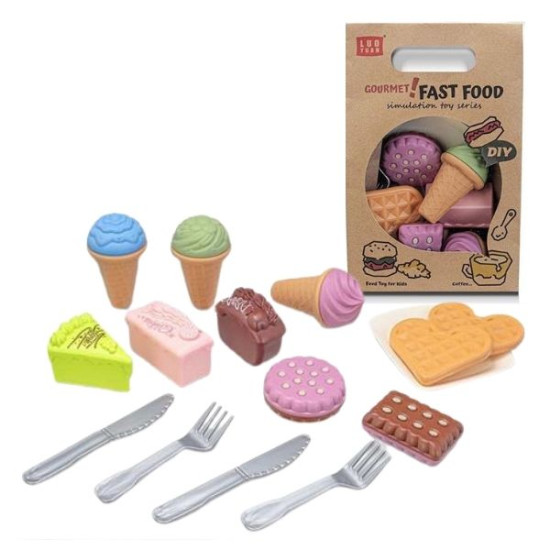 Παιχνίδι Τρόφιμα Delivery Γλυκά Σε Σακούλα 15τμχ