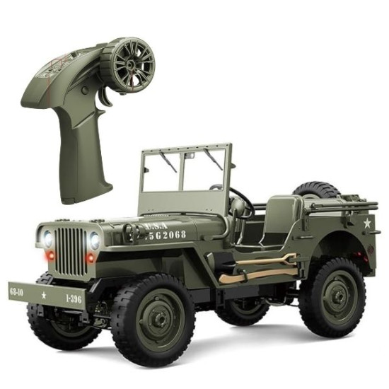 Τηλεκατευθυνόμενο Στρατιωτικό Τζιπ 1:10 2.4MHz Σ6