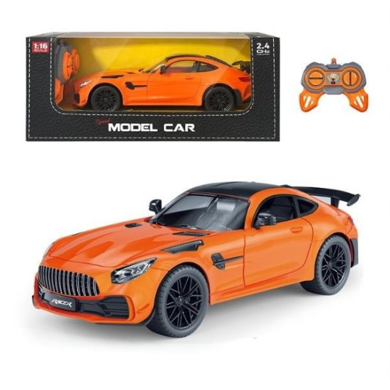 Τηλεκατευθυνόμενο Sport Αυτοκίνητο 1:16 Πορτοκαλί Με Φως .4GHz