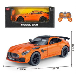 Τηλεκατευθυνόμενο Sport Αυτοκίνητο 1:16 Πορτοκαλί Με Φως .4GHz
