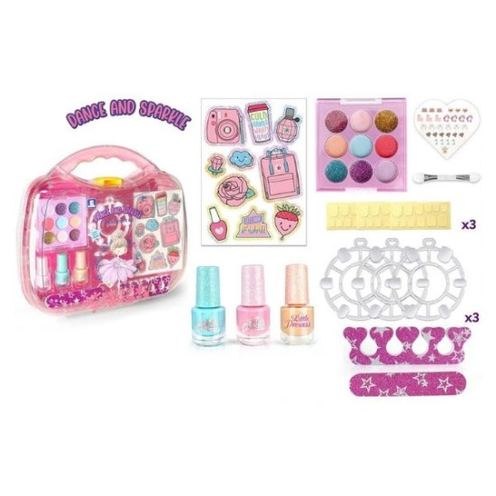 Παιδικό Σετ Μακιγιάζ Σε Βαλιτσάκι Με Αυτοκόλλητα
