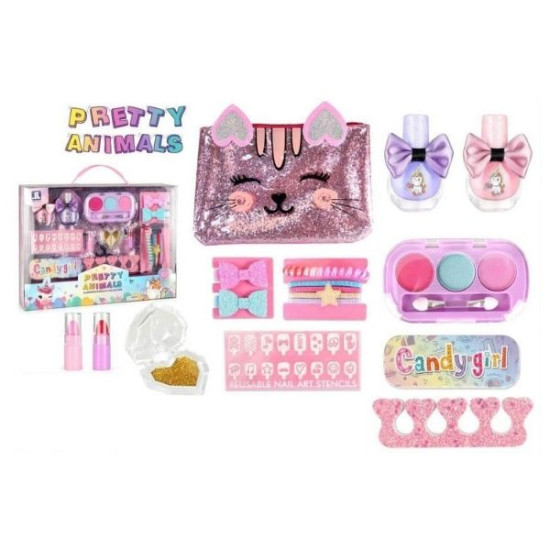 Παιδικό Σετ Ομορφιάς Με Νεσεσέρ Γατούλα & Αξεσουάρ