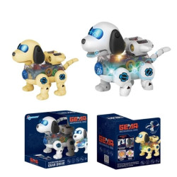 Σκυλάκι Ρομπότ 26cm Με Ήχο & Φως 2 Χρώματα