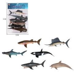 Σετ Παιχνιδιού Με Ζώα Της Θάλασσας 6τμχ