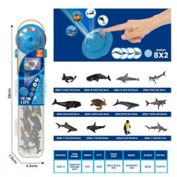 Προτζέκτορας & Ζωάκια Της Θάλασσας Μινιατούρες Διάφορα Σχέδια Display 12