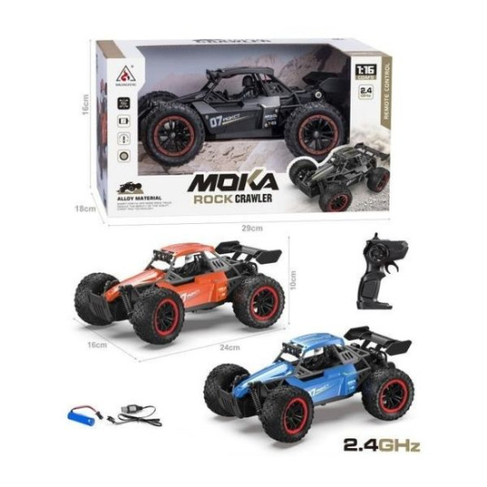 Τηλεκατευθυνόμενο Rock Crawler 1:16 Με Χειριστήριο Joystick 2.4GHz 3 Χρώματα