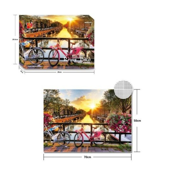 Παζλ Ποδήλατα Στο Ποτάμι 1000τμ