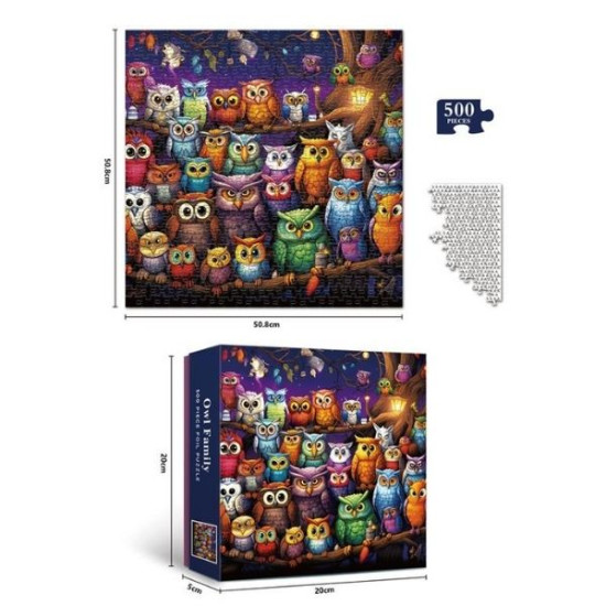 Παζλ Κουκουβάγιες 500τμχ