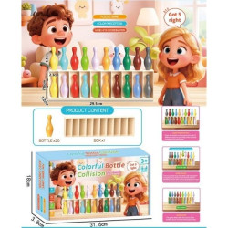 Επιτραπέζιο Παιχνίδι Αντιστοίχισης Χρωμάτων Με Μπουκάλια